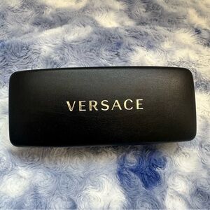 Versace Black Sunglasses Case with new Cleaning Cloth